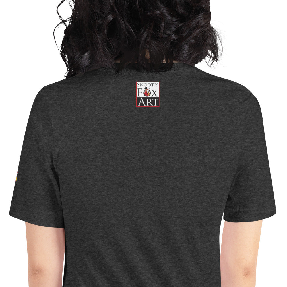 Snooty Fox Art Unisex T-Shirt - Bonjour