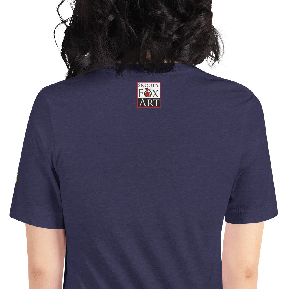 Snooty Fox Art Unisex T-Shirt - Bonjour