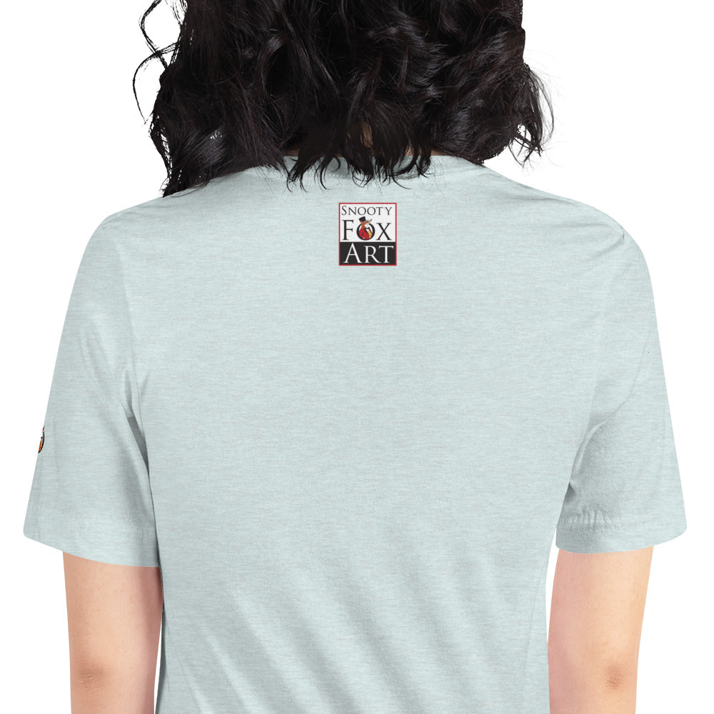 Snooty Fox Art Unisex T-Shirt - Bonjour