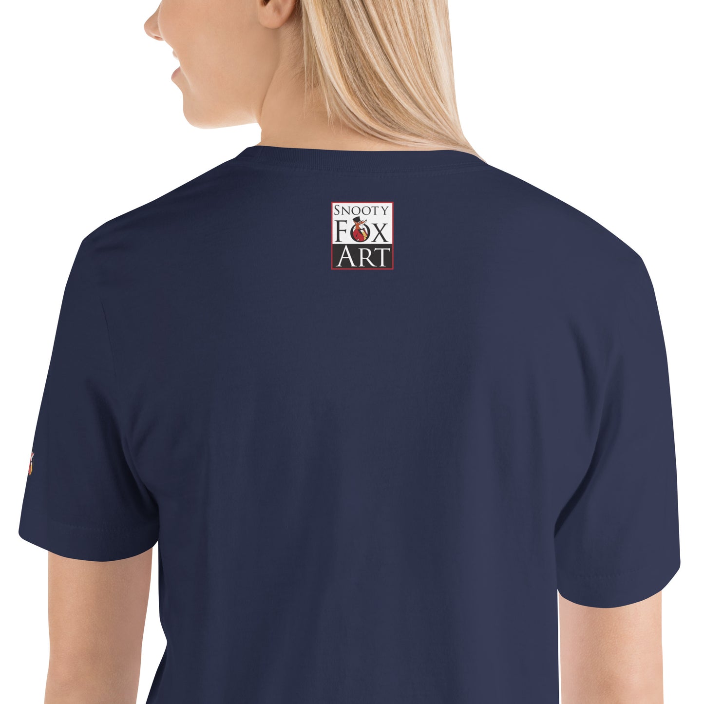 Snooty Fox Art Unisex T-Shirt - Bonjour