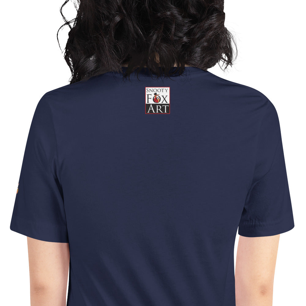 Snooty Fox Art Unisex T-Shirt - Bonjour