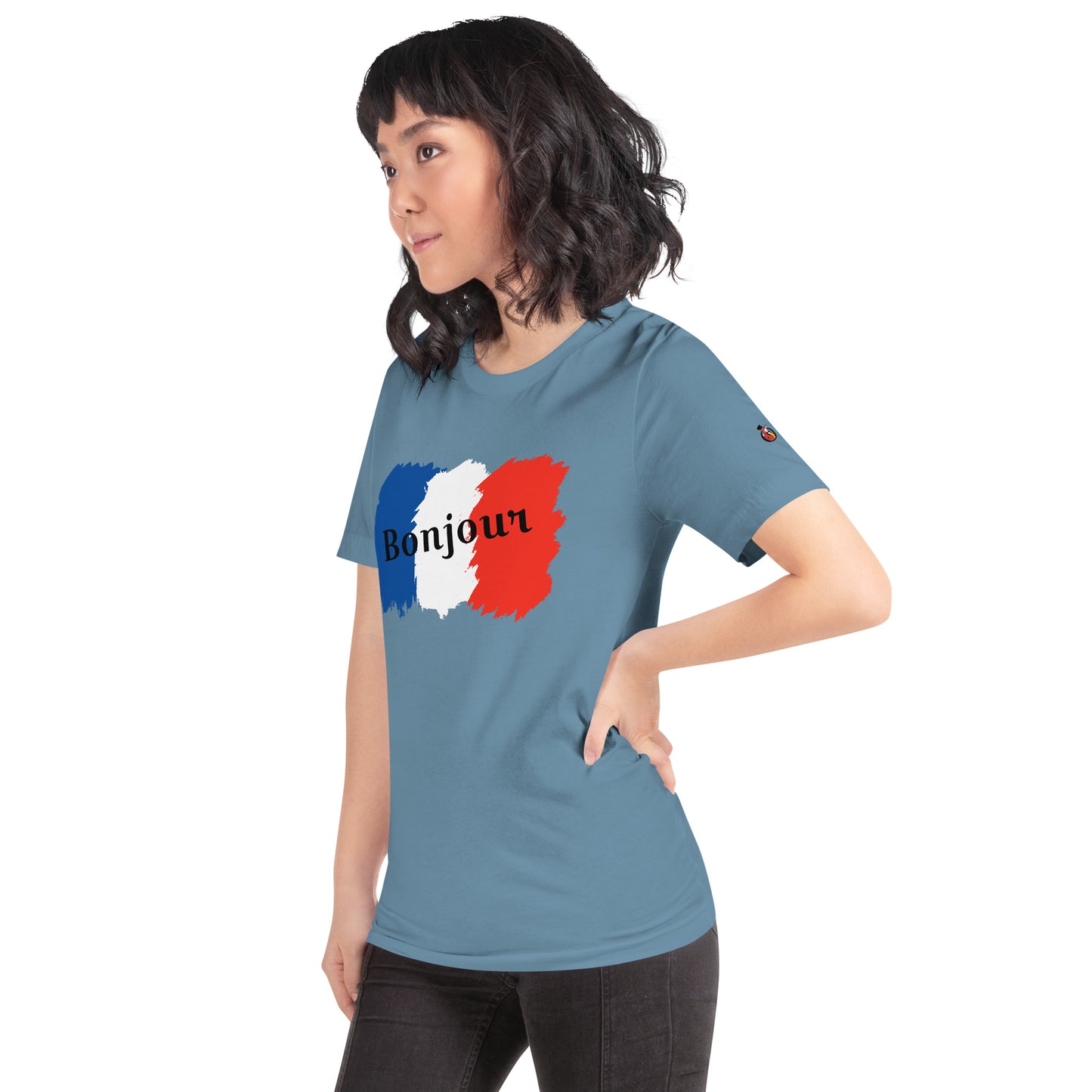 Snooty Fox Art Unisex T-Shirt - Bonjour