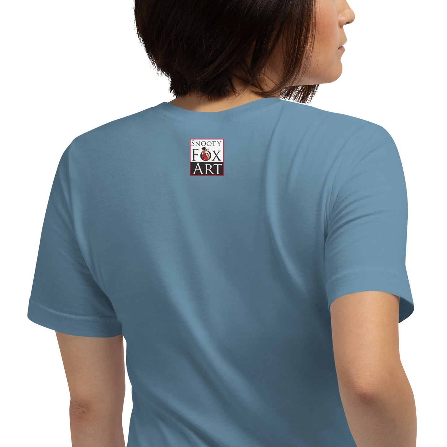 Snooty Fox Art Unisex T-Shirt - Bonjour