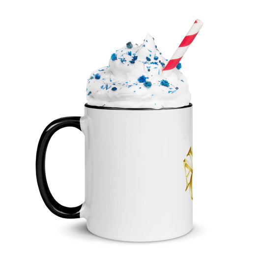 Snooty Fox Art Classic Mug with a Splash of Color - AMOR