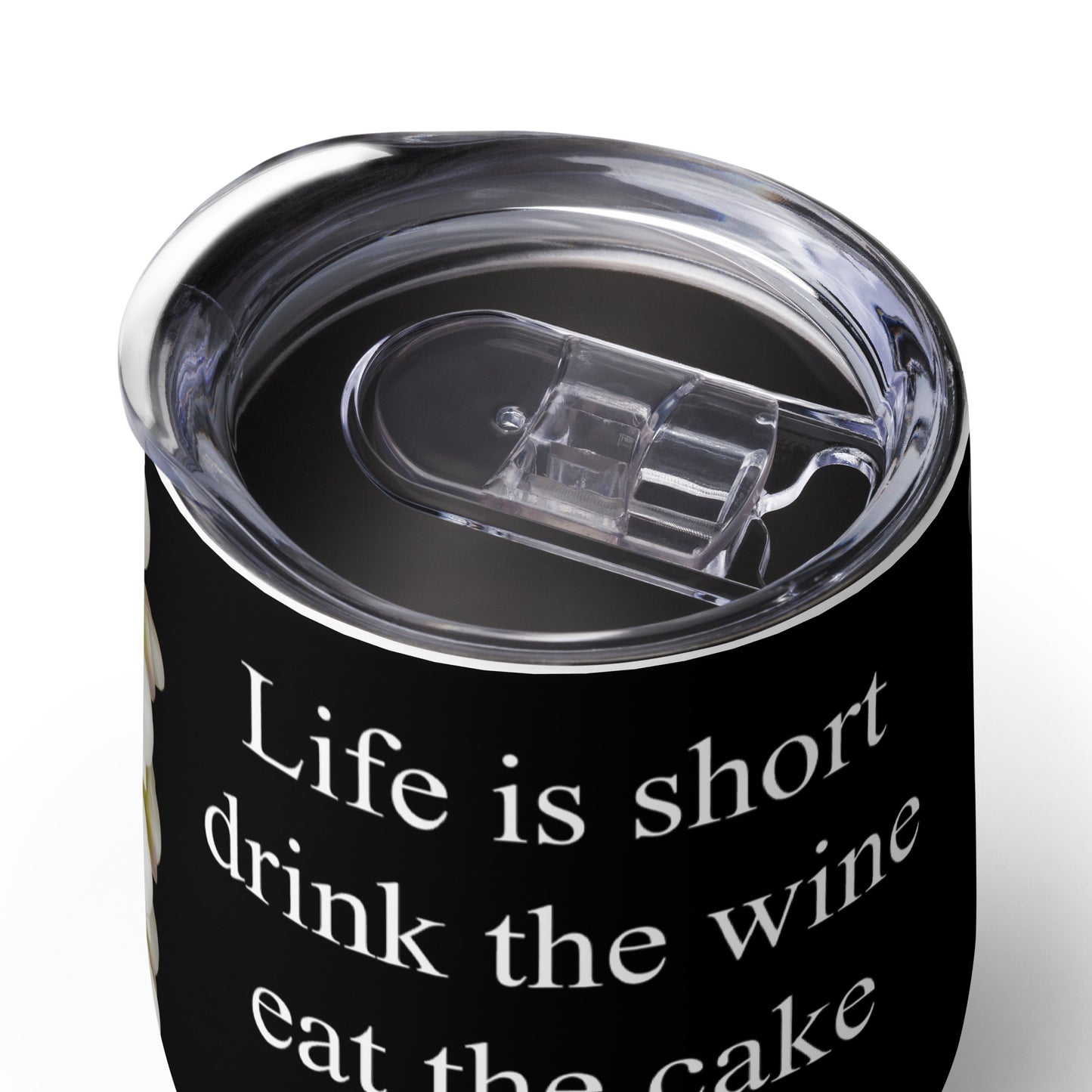 Snooty Fox Art Wine Tumbler - Life is short