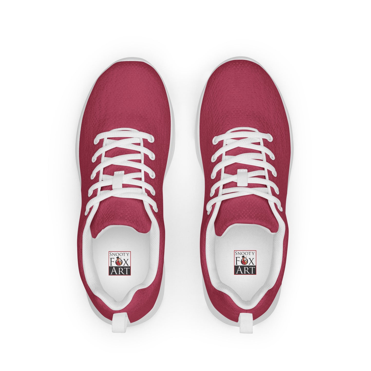 Snooty Fox Art Women’s Athletic Shoes - Viva Magenta