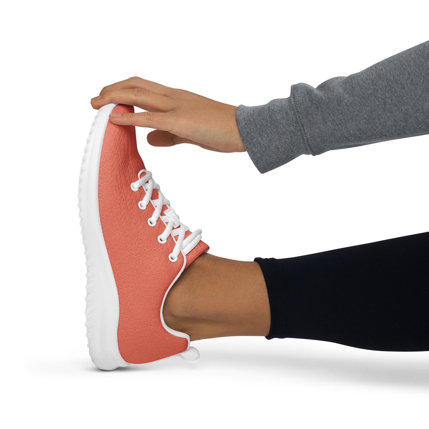 Snooty Fox Art Women’s Athletic Shoes - Peach Pink Color