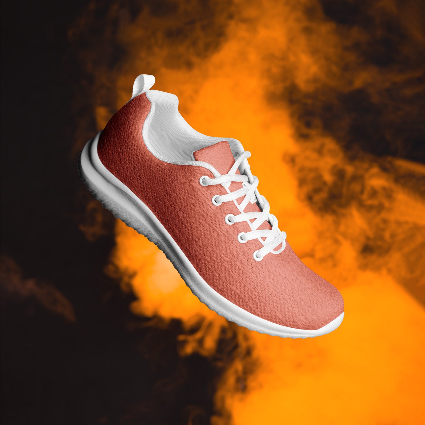 Snooty Fox Art Women’s Athletic Shoes - Peach Pink Color