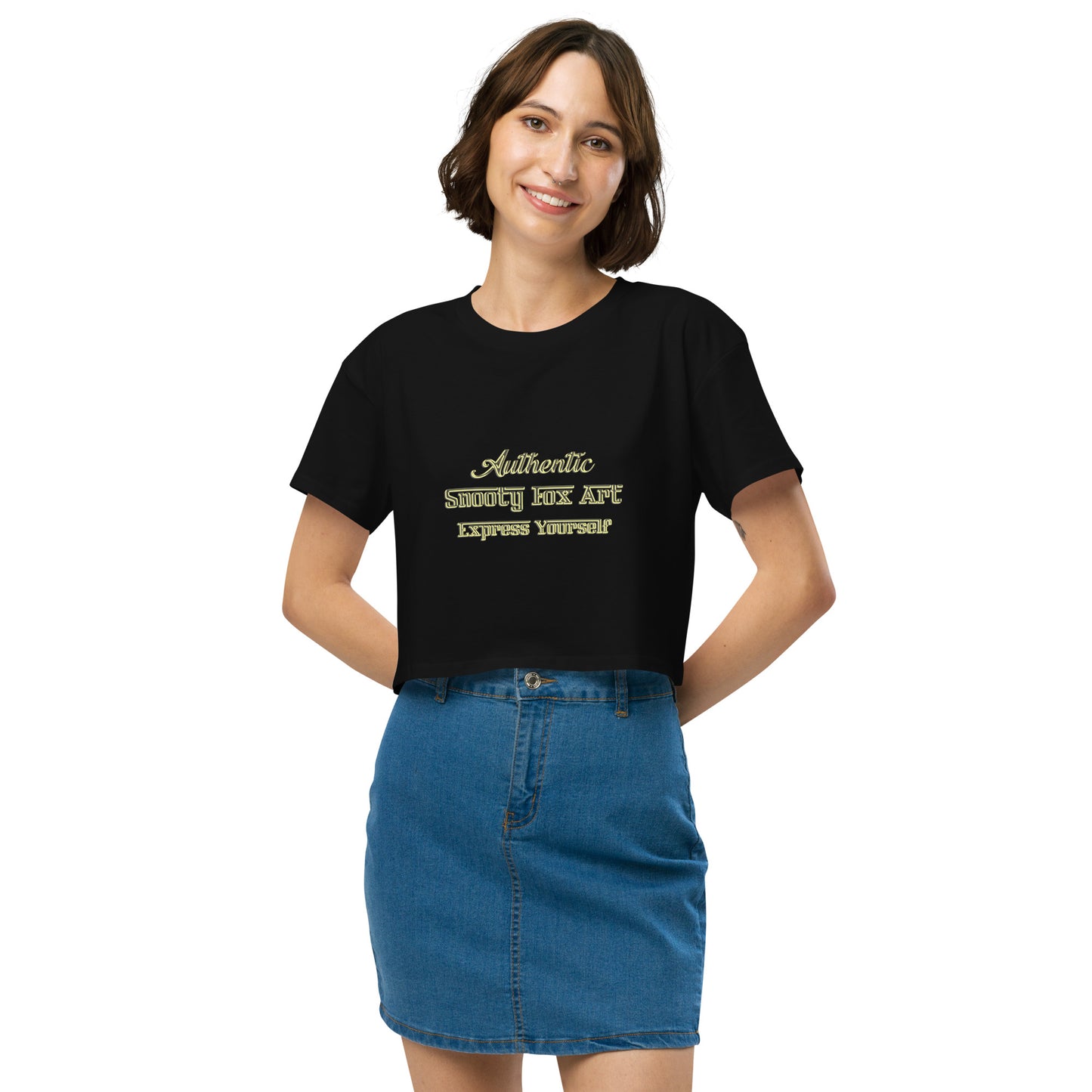 Snooty Fox Art Women’s Crop Top - Express Yourself