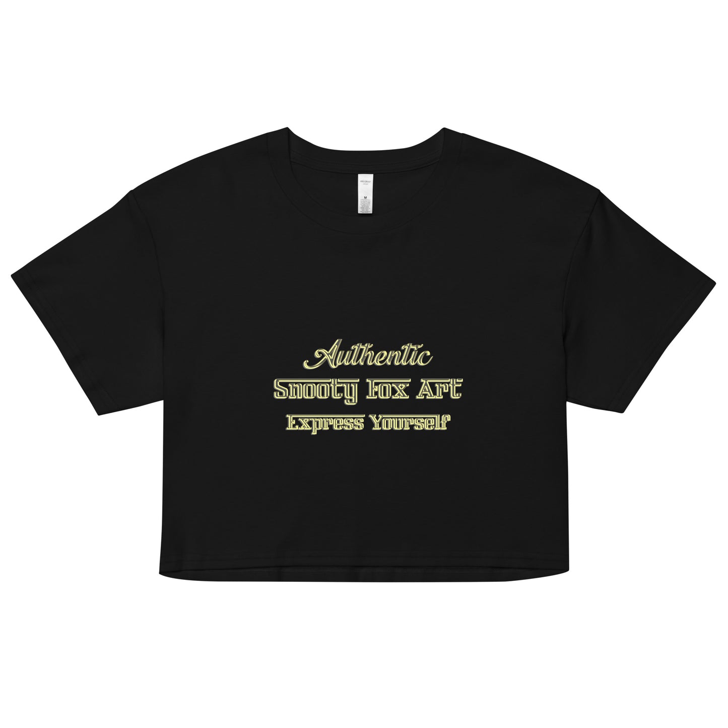 Snooty Fox Art Women’s Crop Top - Express Yourself