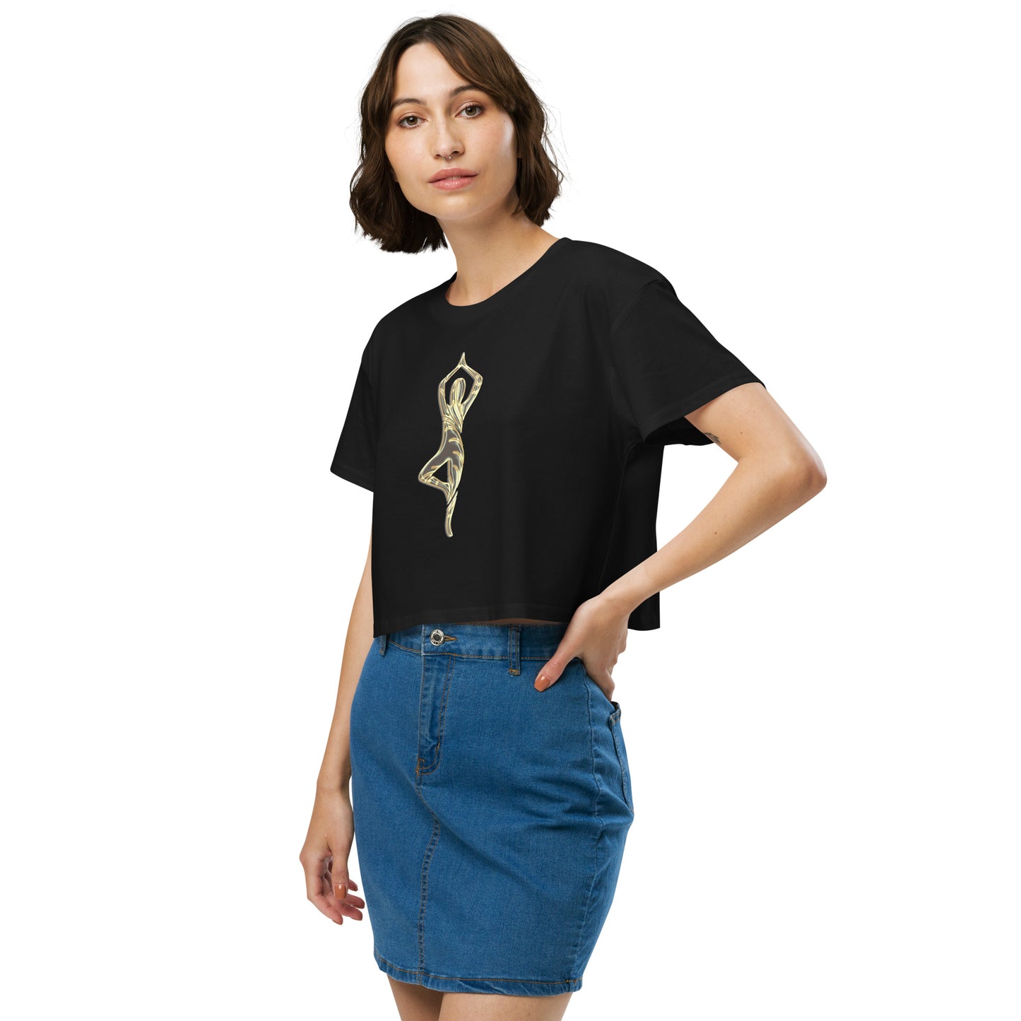 Snooty Fox Art Women’s Crop Top - Ballerina