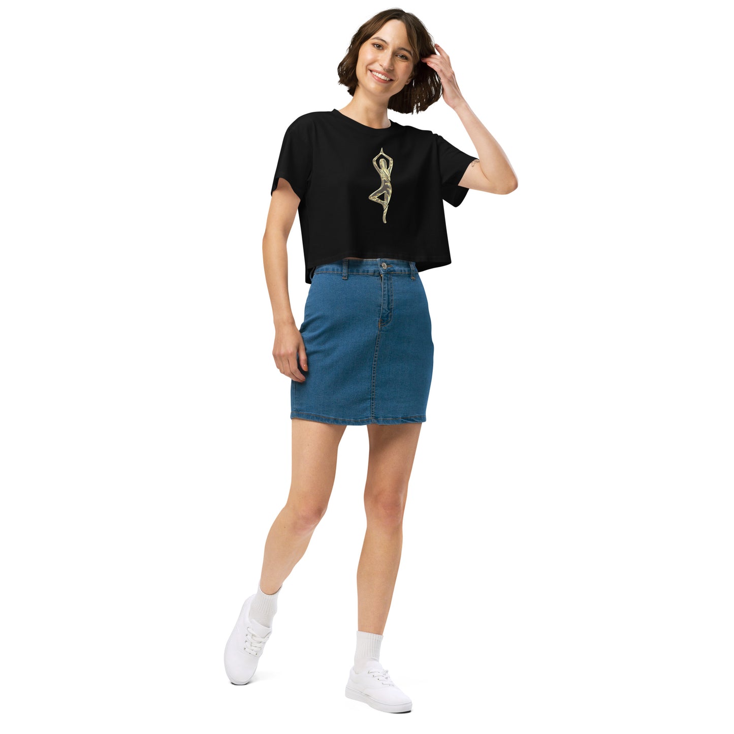 Snooty Fox Art Women’s Crop Top - Ballerina