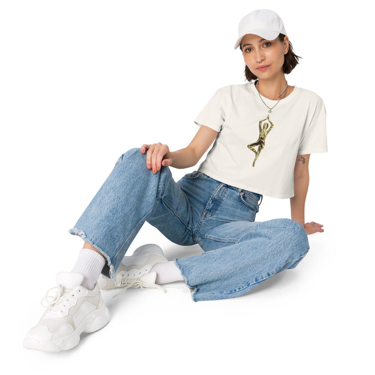 Snooty Fox Art Women’s Crop Top - Ballerina