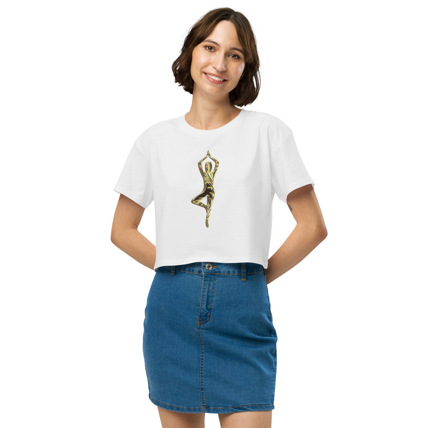 Snooty Fox Art Women’s Crop Top - Ballerina