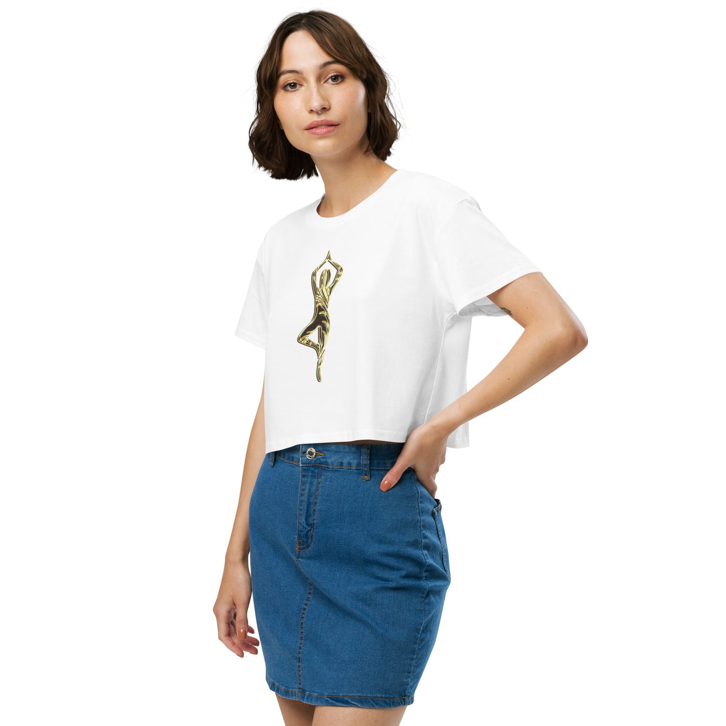 Snooty Fox Art Women’s Crop Top - Ballerina