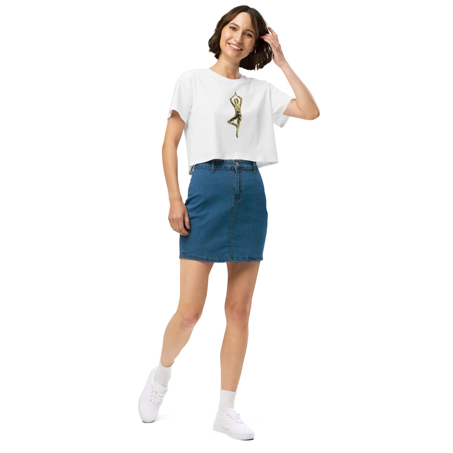 Snooty Fox Art Women’s Crop Top - Ballerina