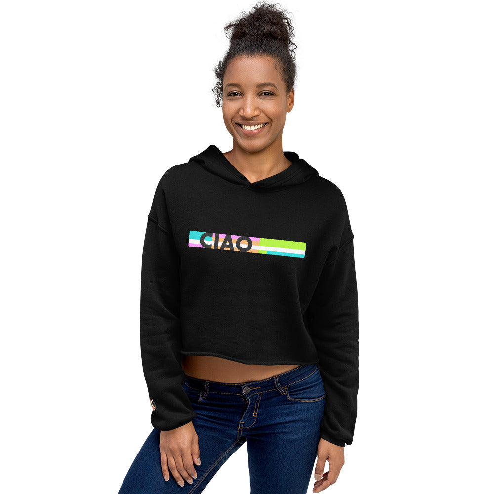 Snooty Fox Art Crop Hoodie - CIAO