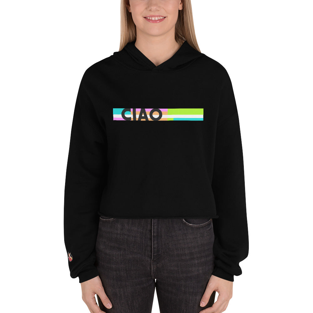 Snooty Fox Art Crop Hoodie - CIAO