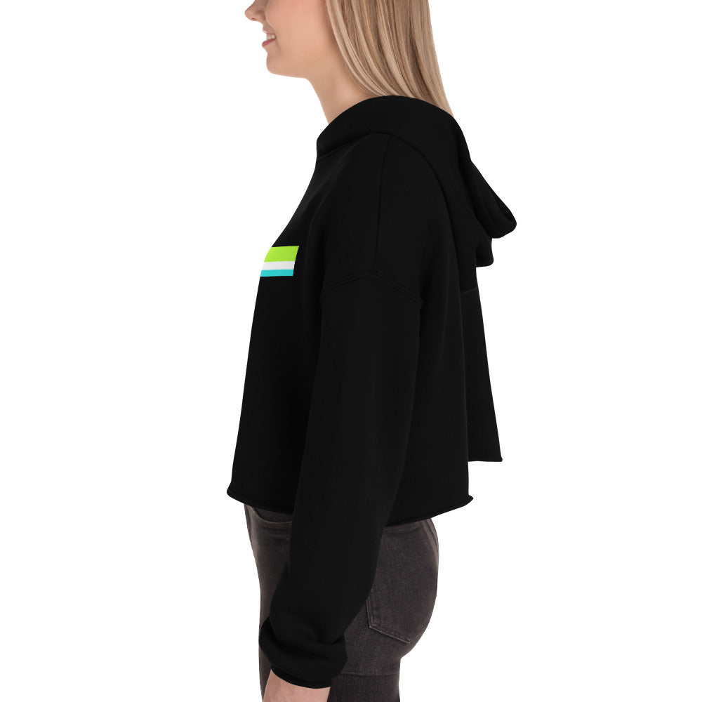 Snooty Fox Art Crop Hoodie - CIAO