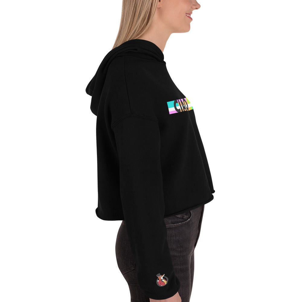 Snooty Fox Art Crop Hoodie - CIAO