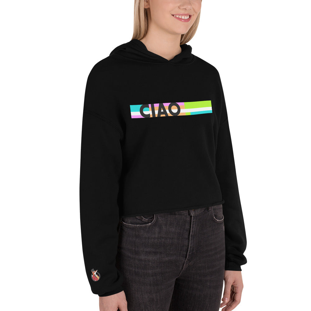 Snooty Fox Art Crop Hoodie - CIAO