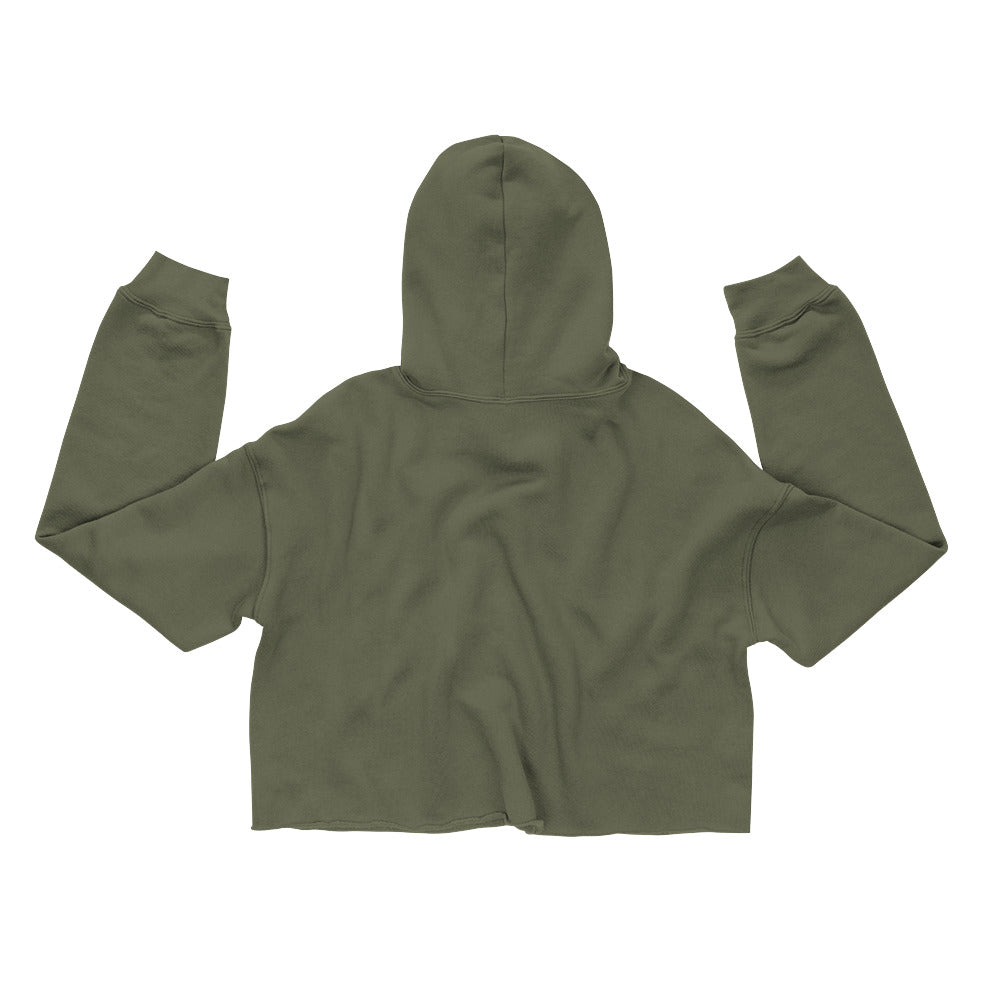 Snooty Fox Art Crop Hoodie - Bonjour