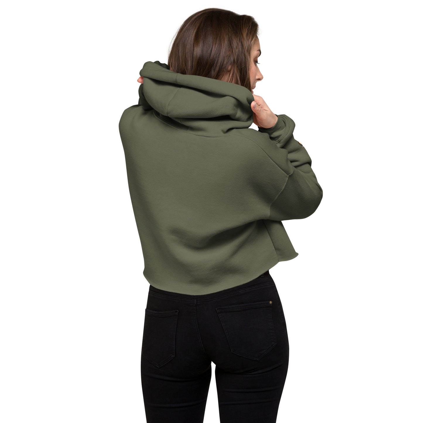 Snooty Fox Art Crop Hoodie - Bonjour