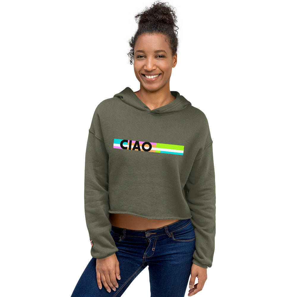 Snooty Fox Art Crop Hoodie - CIAO