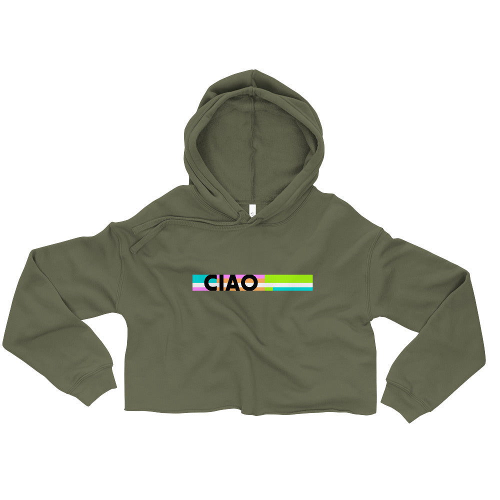 Snooty Fox Art Crop Hoodie - CIAO