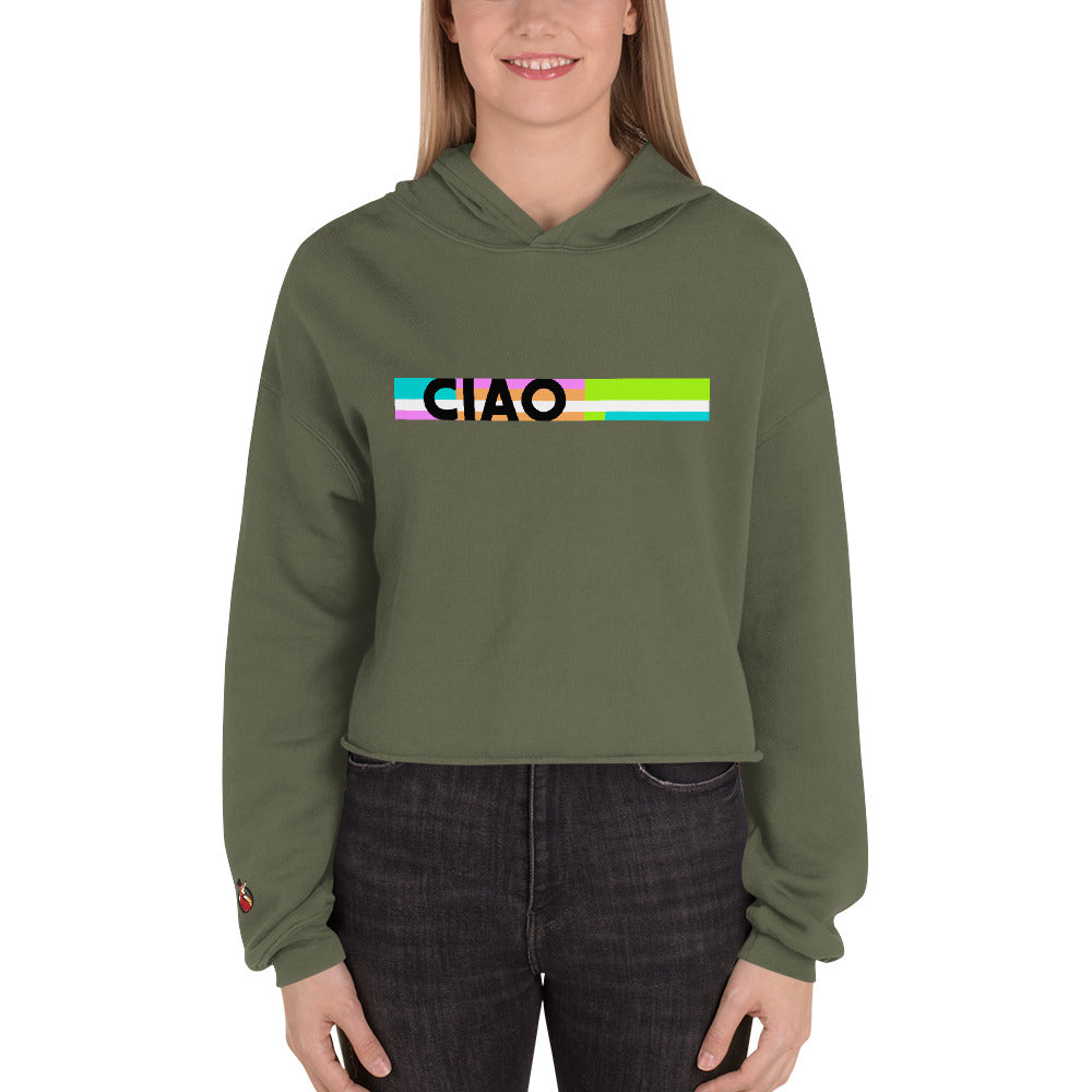 Snooty Fox Art Crop Hoodie - CIAO