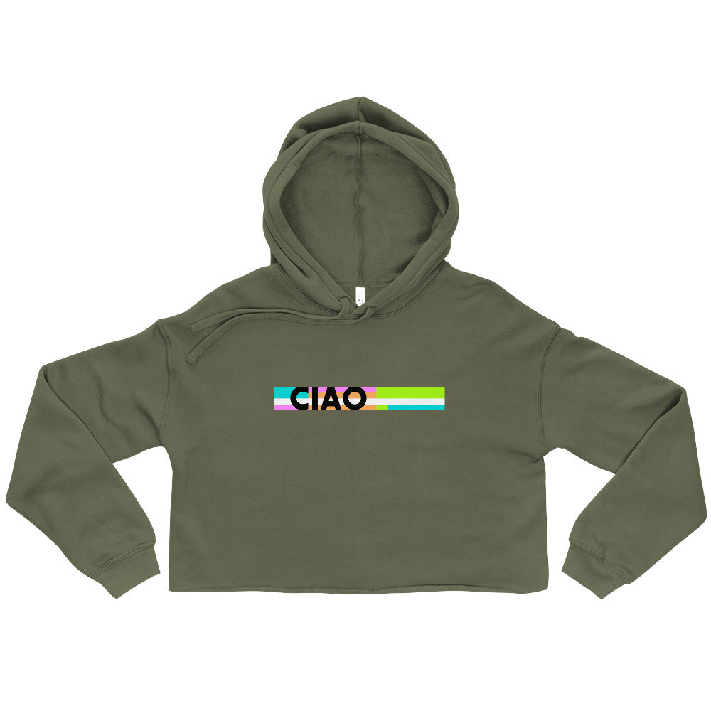 Snooty Fox Art Crop Hoodie - CIAO