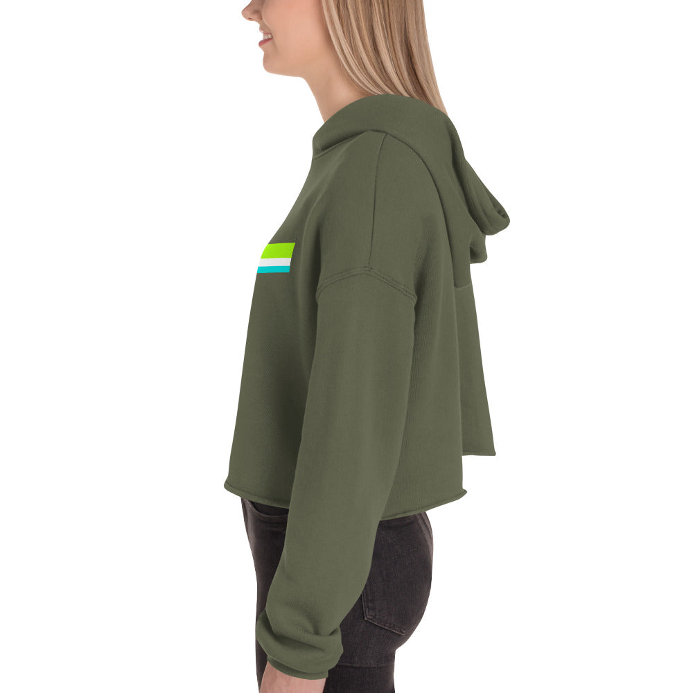 Snooty Fox Art Crop Hoodie - CIAO