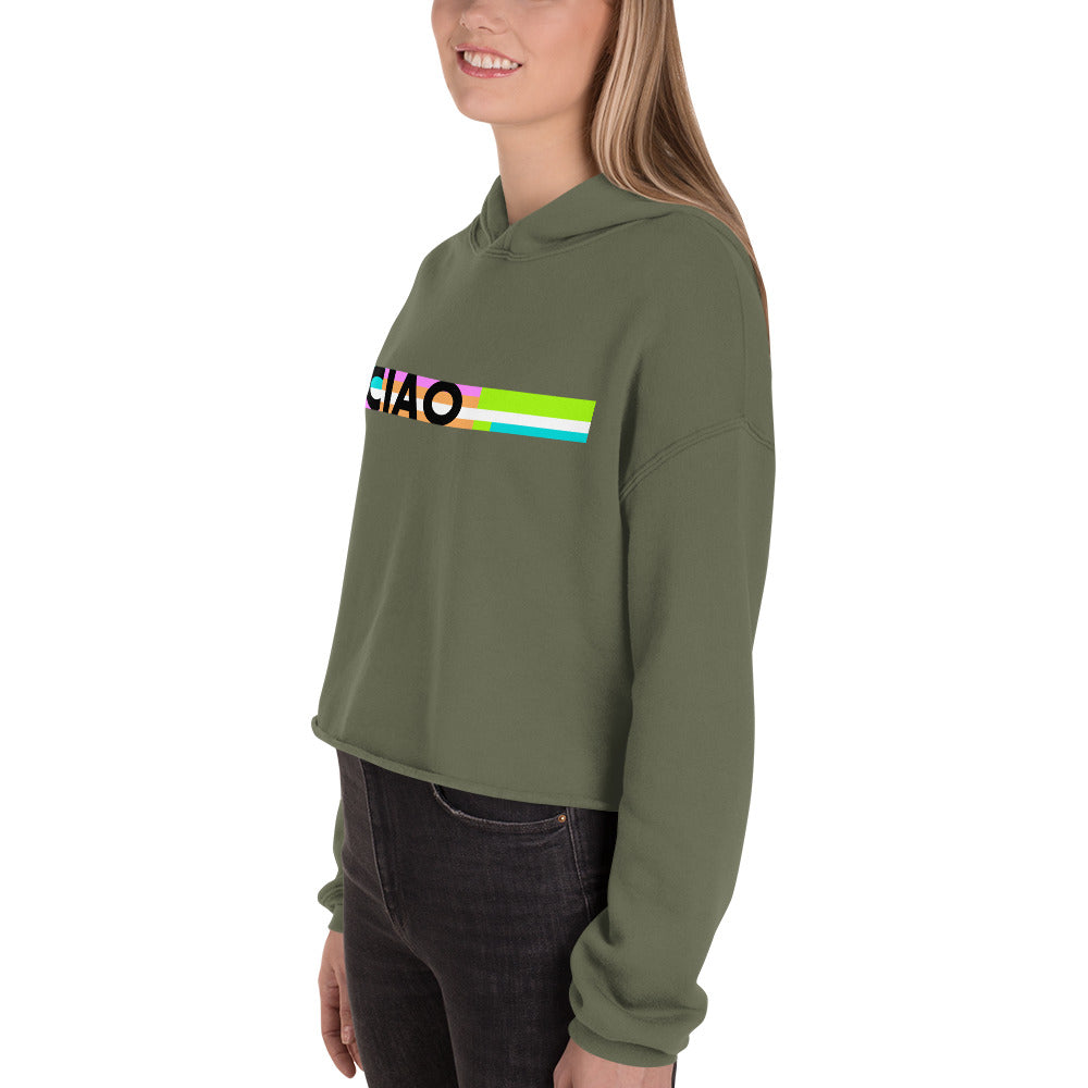 Snooty Fox Art Crop Hoodie - CIAO