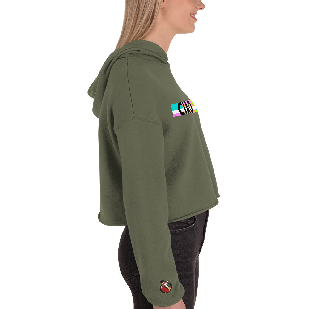 Snooty Fox Art Crop Hoodie - CIAO