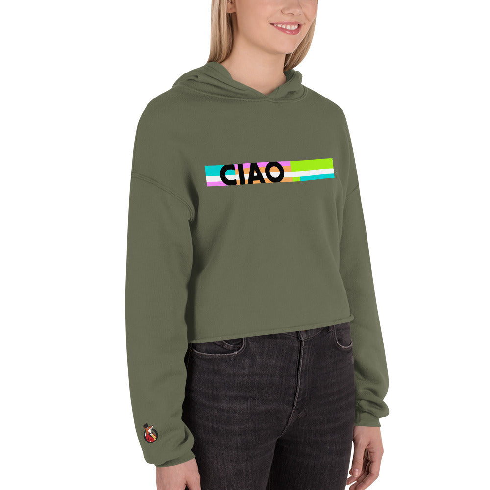 Snooty Fox Art Crop Hoodie - CIAO