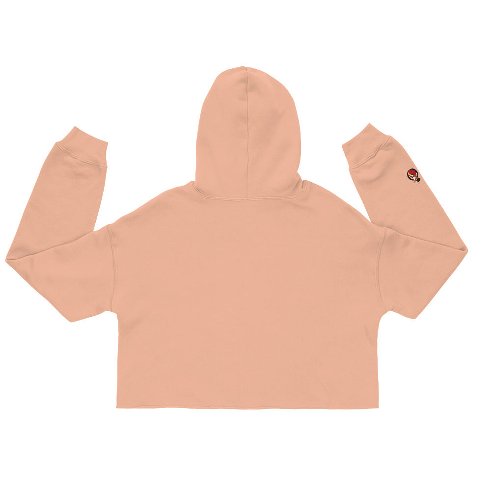 Snooty Fox Art Crop Hoodie - Bonjour