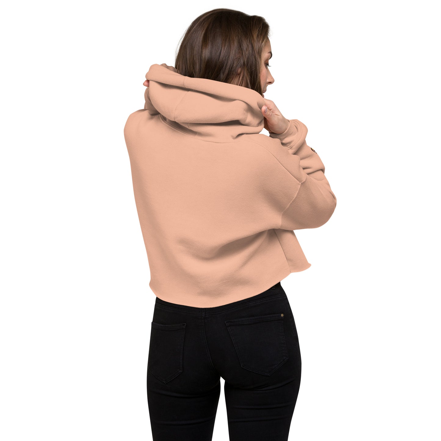 Snooty Fox Art Crop Hoodie - Bonjour