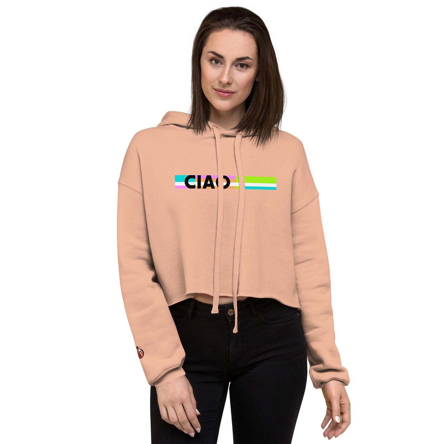Snooty Fox Art Crop Hoodie - CIAO