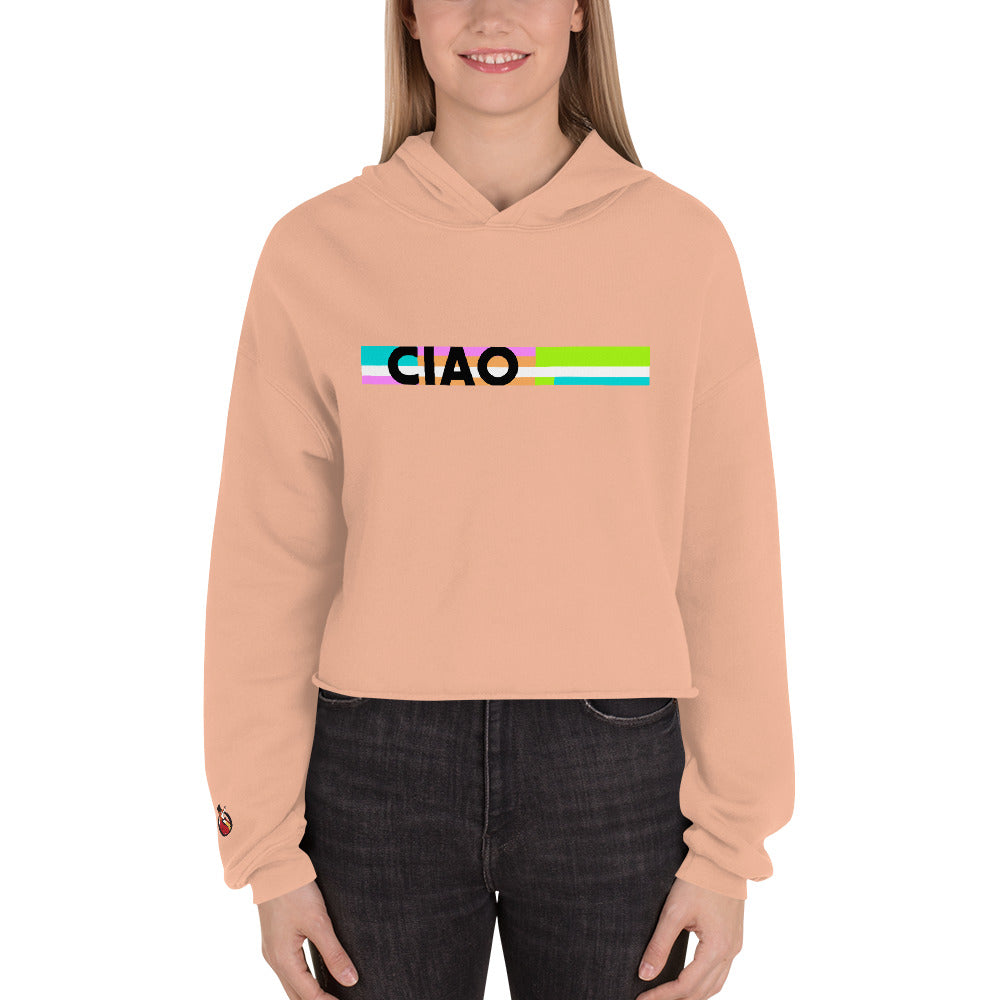 Snooty Fox Art Crop Hoodie - CIAO
