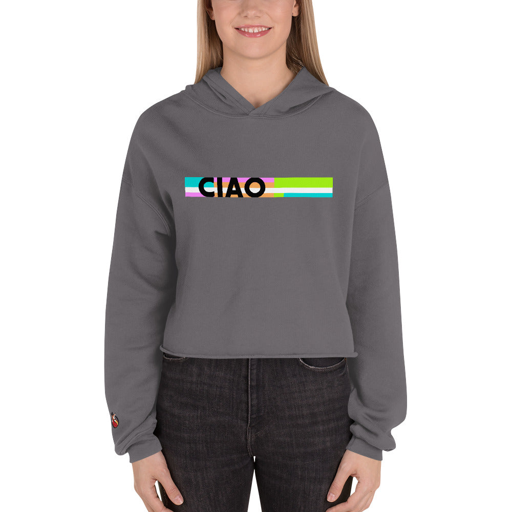 Snooty Fox Art Crop Hoodie - CIAO