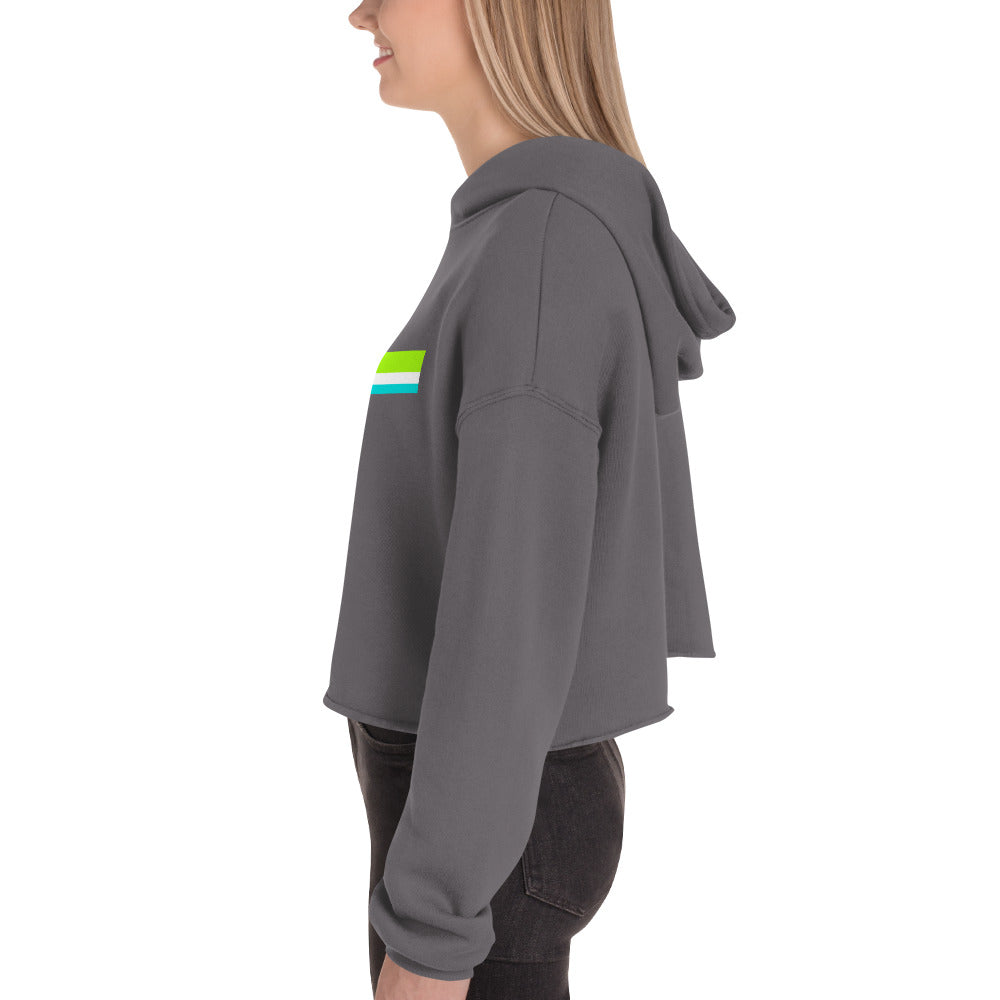 Snooty Fox Art Crop Hoodie - CIAO