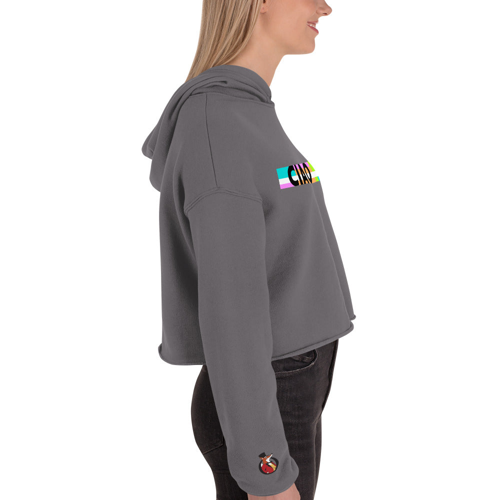 Snooty Fox Art Crop Hoodie - CIAO