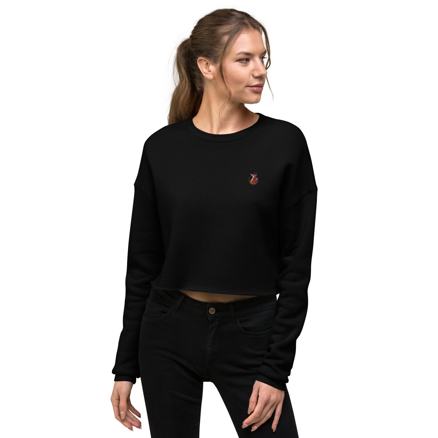 Snooty Fox Art Crop Sweatshirt - Snooty Fox Art Logo