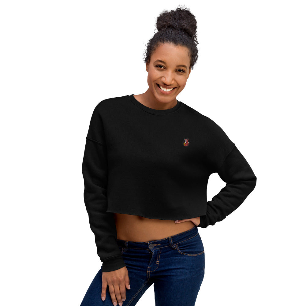 Snooty Fox Art Crop Sweatshirt - Snooty Fox Art Logo