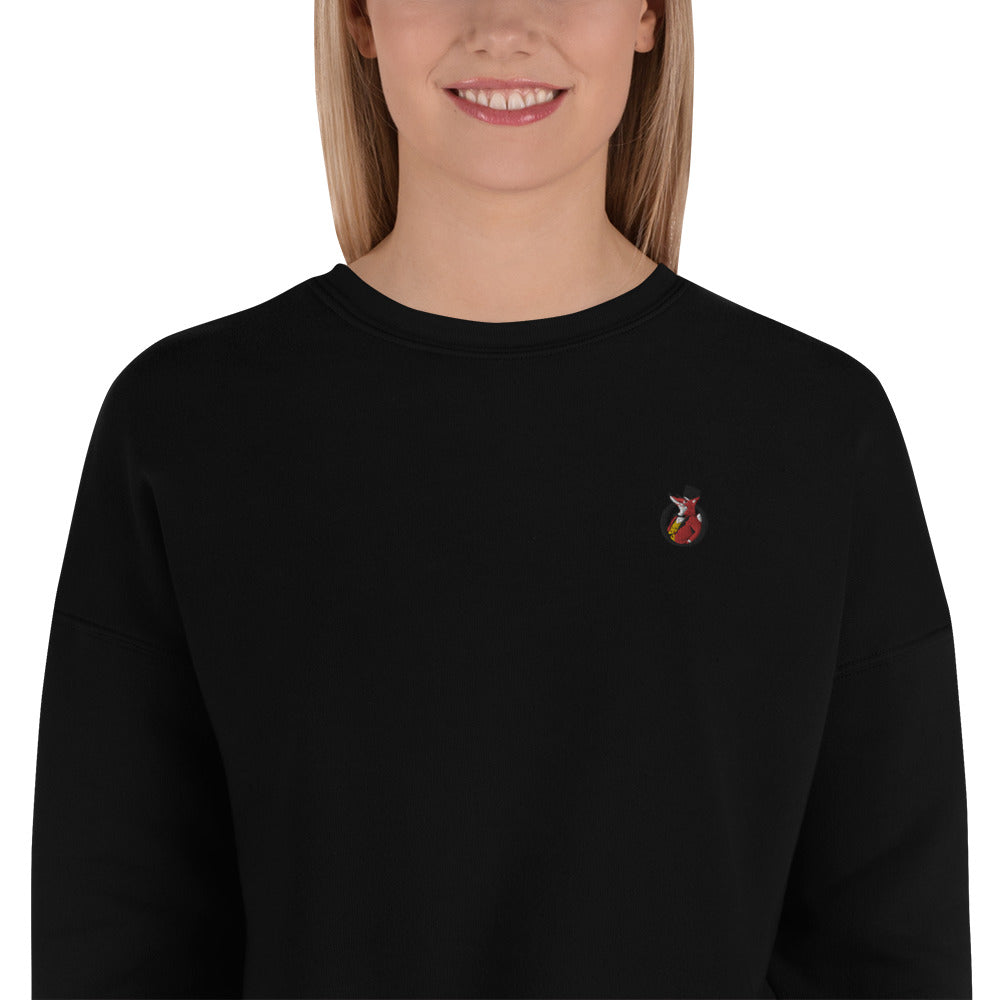 Snooty Fox Art Crop Sweatshirt - Snooty Fox Art Logo