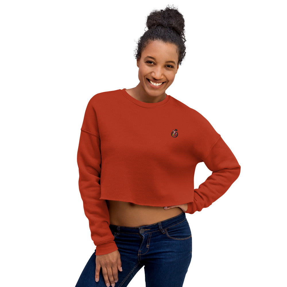 Snooty Fox Art Crop Sweatshirt - Snooty Fox Art Logo