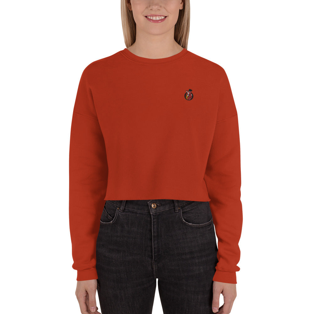Snooty Fox Art Crop Sweatshirt - Snooty Fox Art Logo