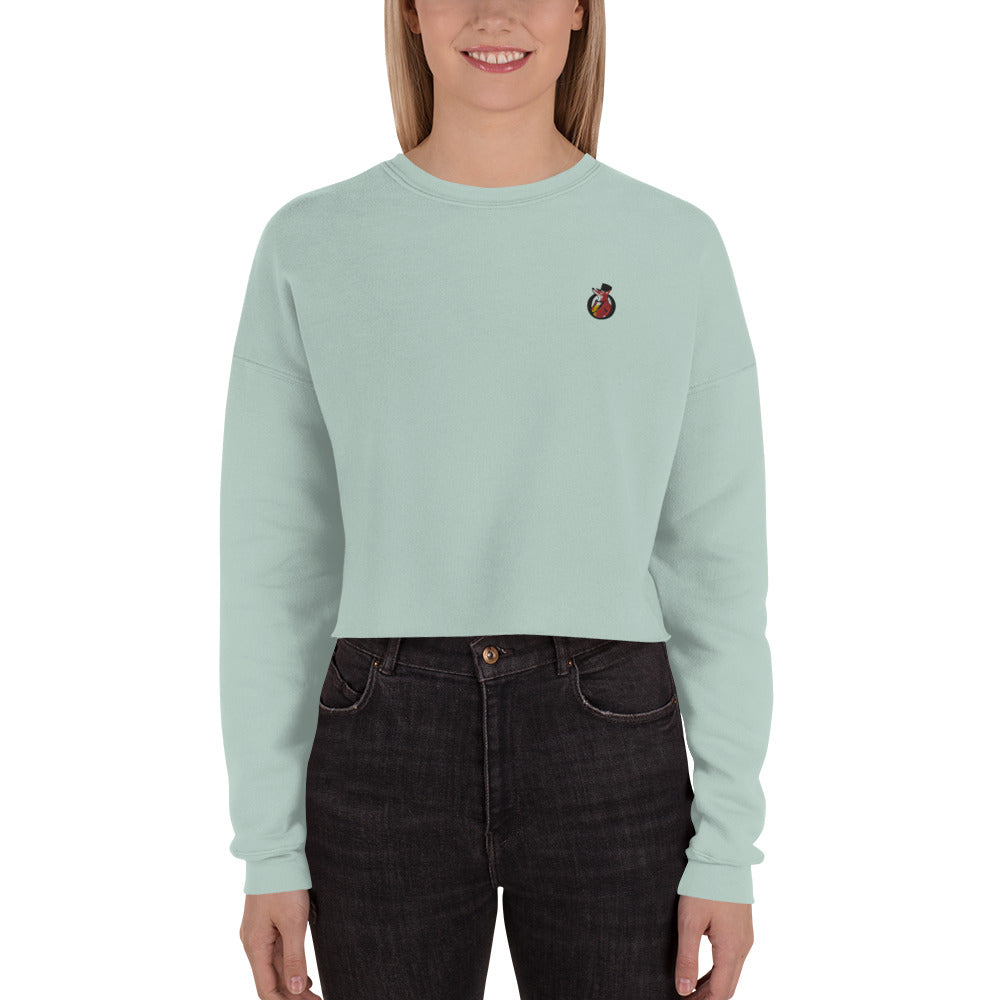 Snooty Fox Art Crop Sweatshirt - Snooty Fox Art Logo