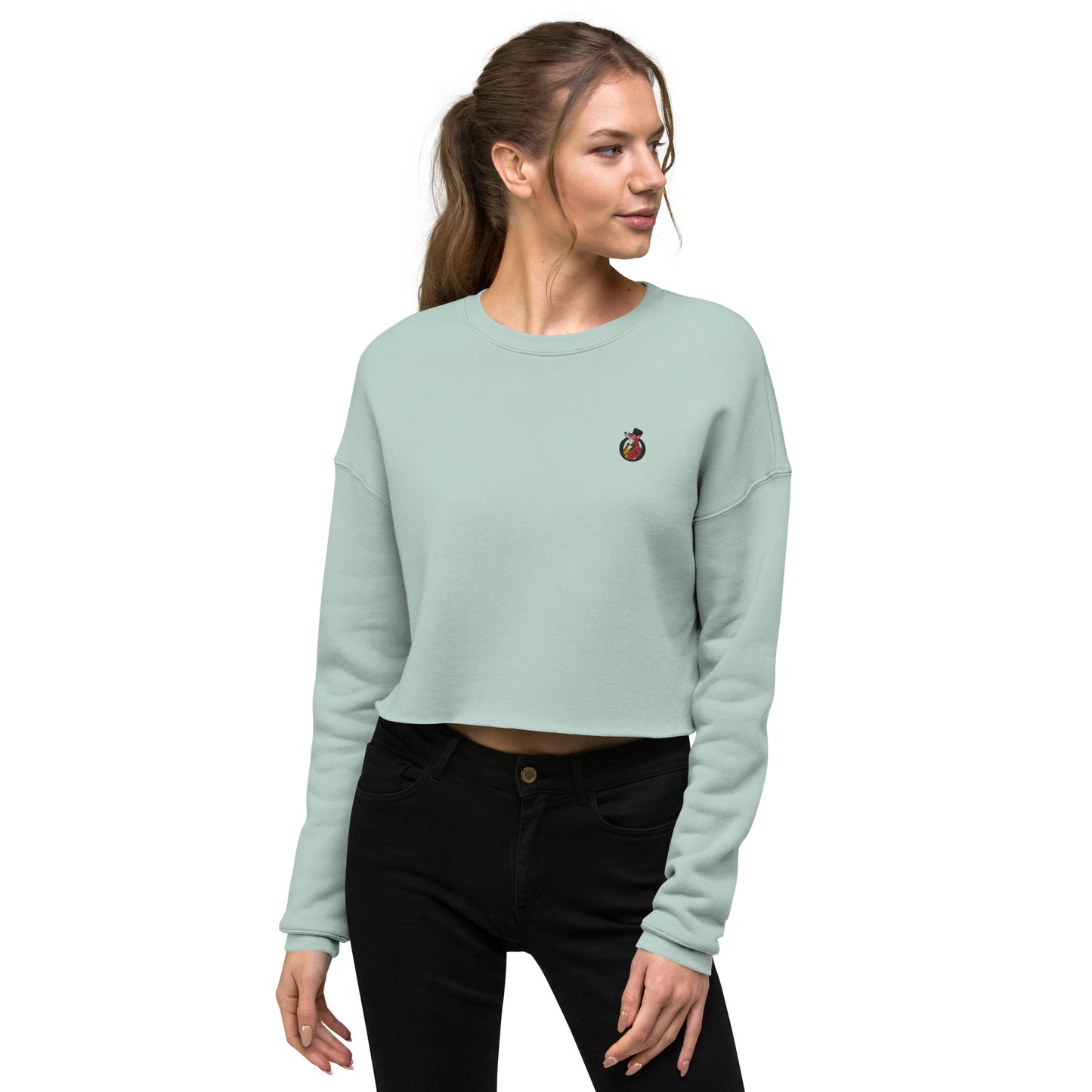 Snooty Fox Art Crop Sweatshirt - Snooty Fox Art Logo