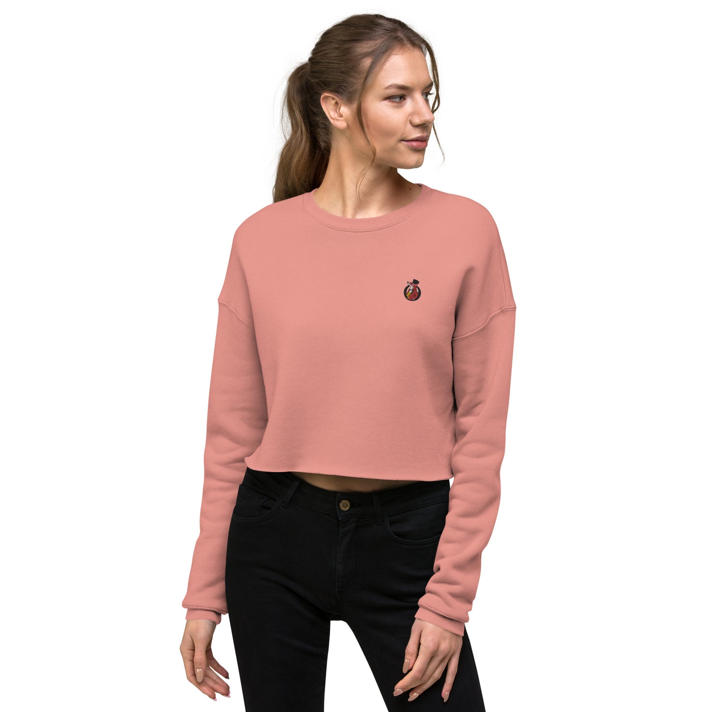 Snooty Fox Art Crop Sweatshirt - Snooty Fox Art Logo